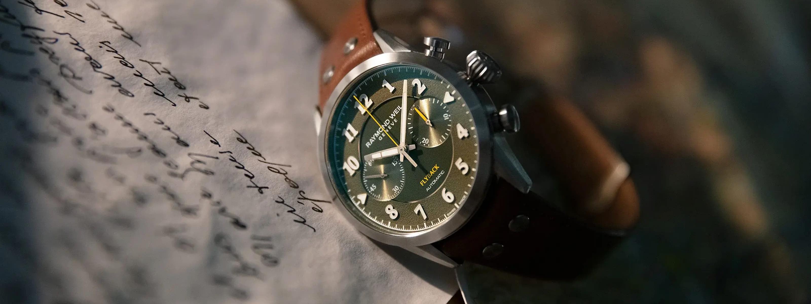 Discover the new Freelancer Men's Pilot Flyback Chronograph