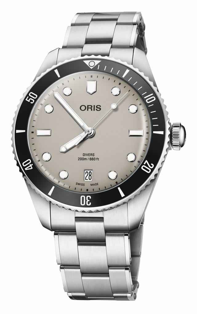 ORIS Divers Date Beige Dial 01 733 7795 4051-SET 39MM