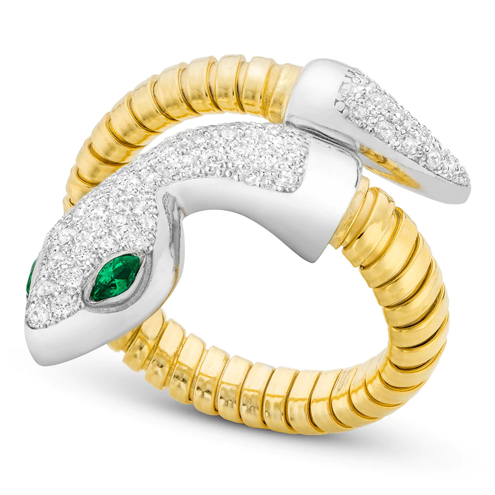 MISS MIMI STERLING SILVER SERPIENTE RING 02-083267-01-04