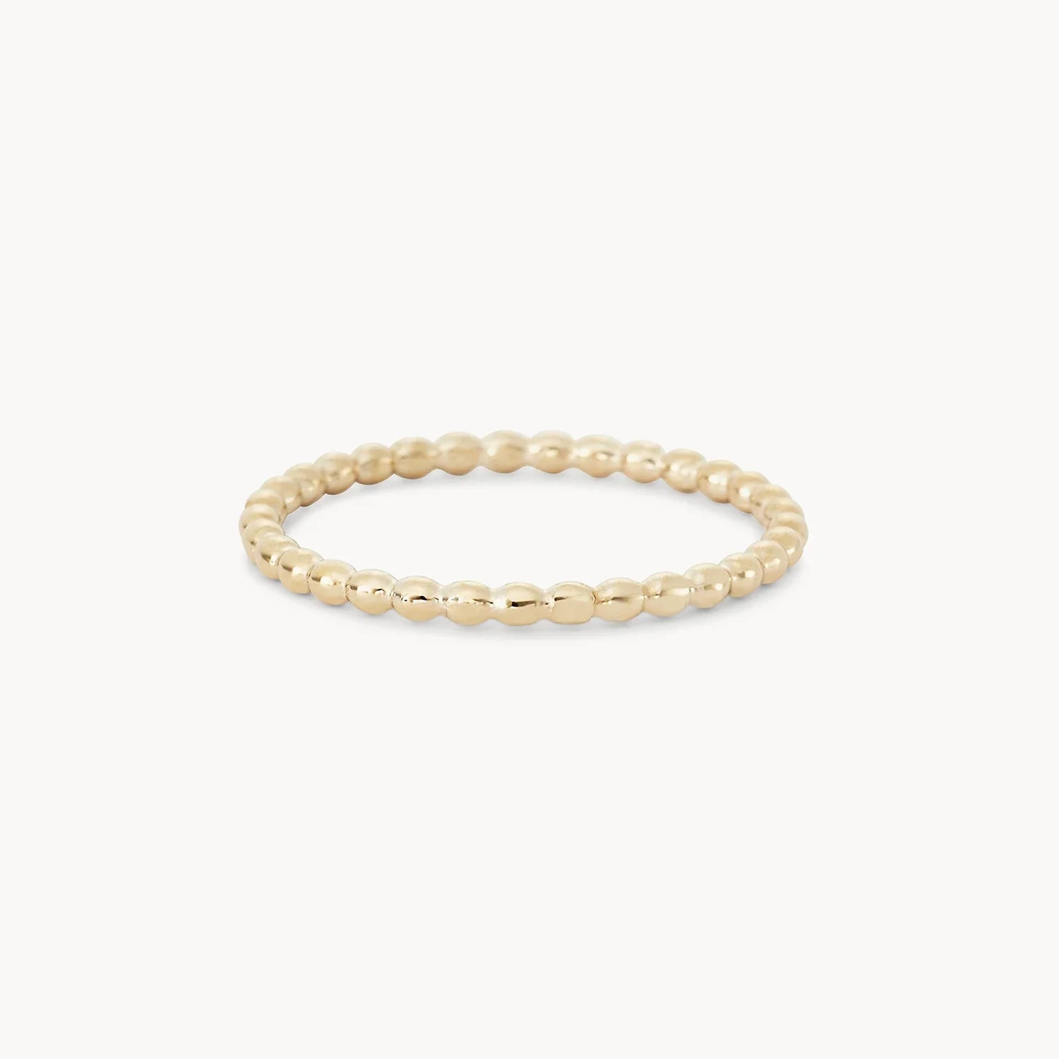 14K BEAD RING IN YELLOW 02-603734-02