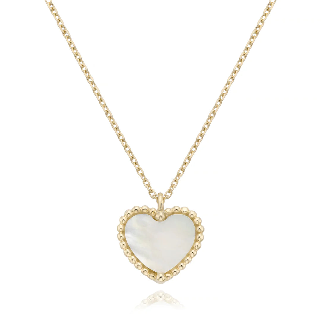 Pearl and 2025 heart necklace