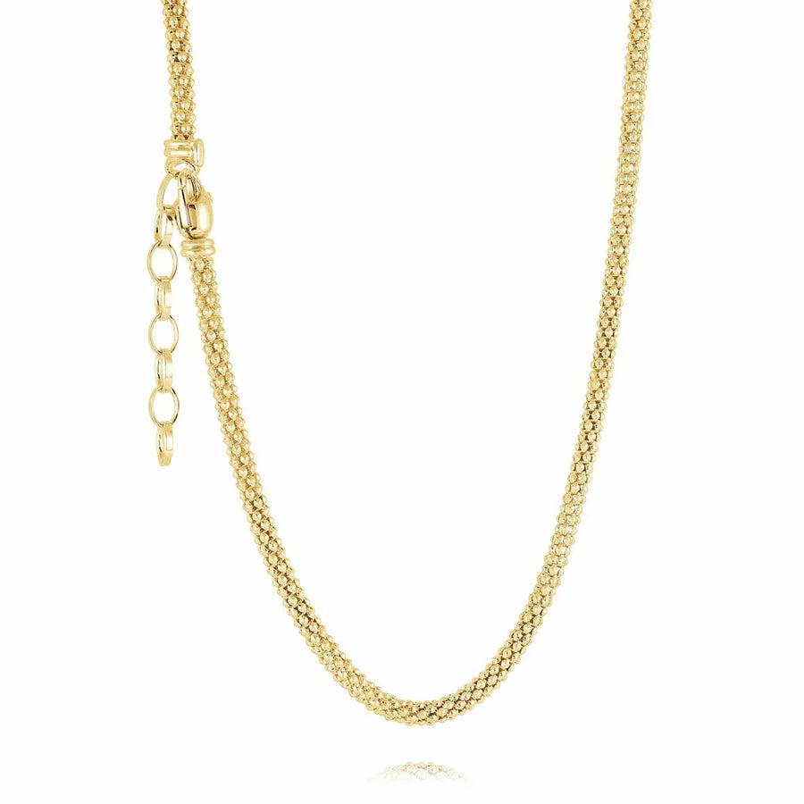 Mesh Necklace in Yellow 04-082989-02-18