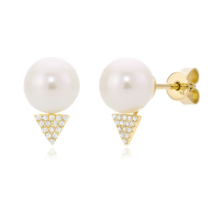 Pearl Peak Stud Earrings in Yellow 13-013595-02FWP