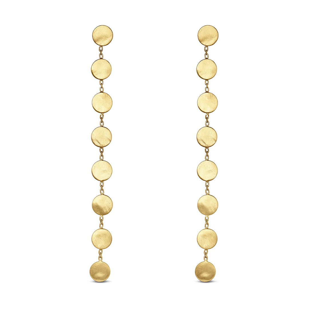Hammered Drop Earrings 13-103998-02-00