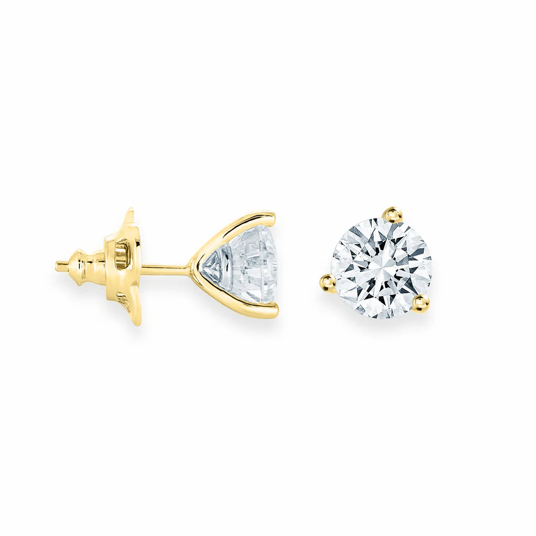 1CT Martini Studs in Yellow 13-142798-02WH
