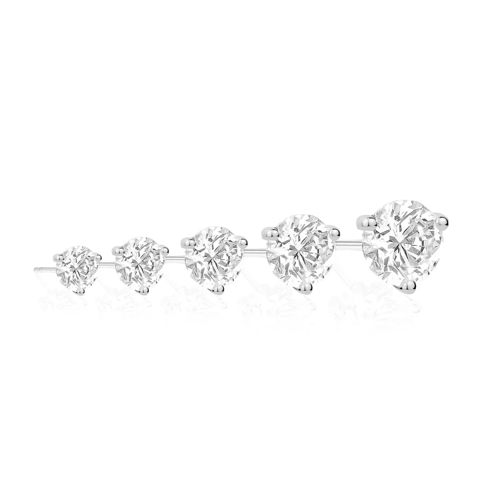 0.75CT Martini Studs in White 13-142796-01WH