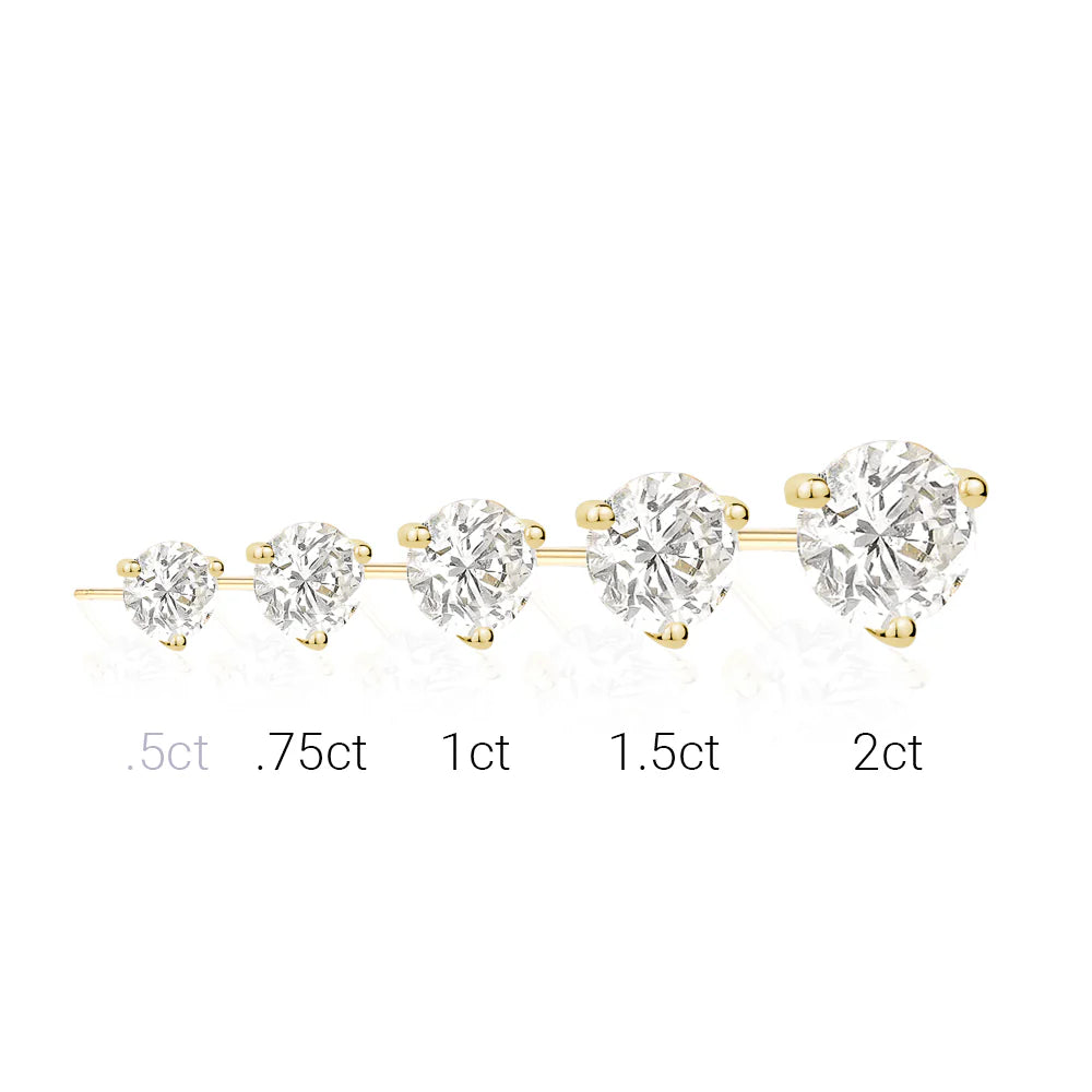0.5CT Martini Studs in Yellow 13-142800-02WH