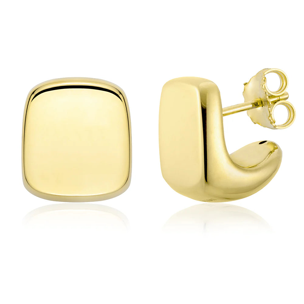 Square Stud Earrings in Yellow 13-156574-02