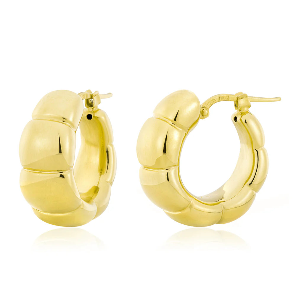Forever Classic Hoops in Yellow 13-156585-02