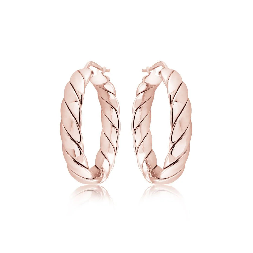 Medium Lucia Hoops in Rose 13-403562-03