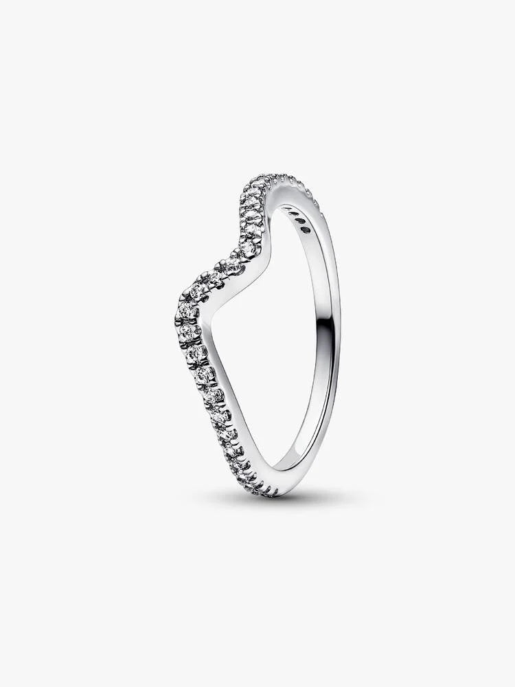 MISS MIMI 14K WHITE GOLD WAVE DIA RING 02-018773-01