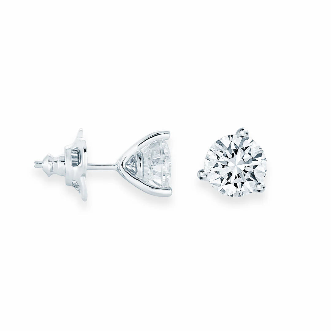 2CT Martini Studs in White 13-142797-01WH