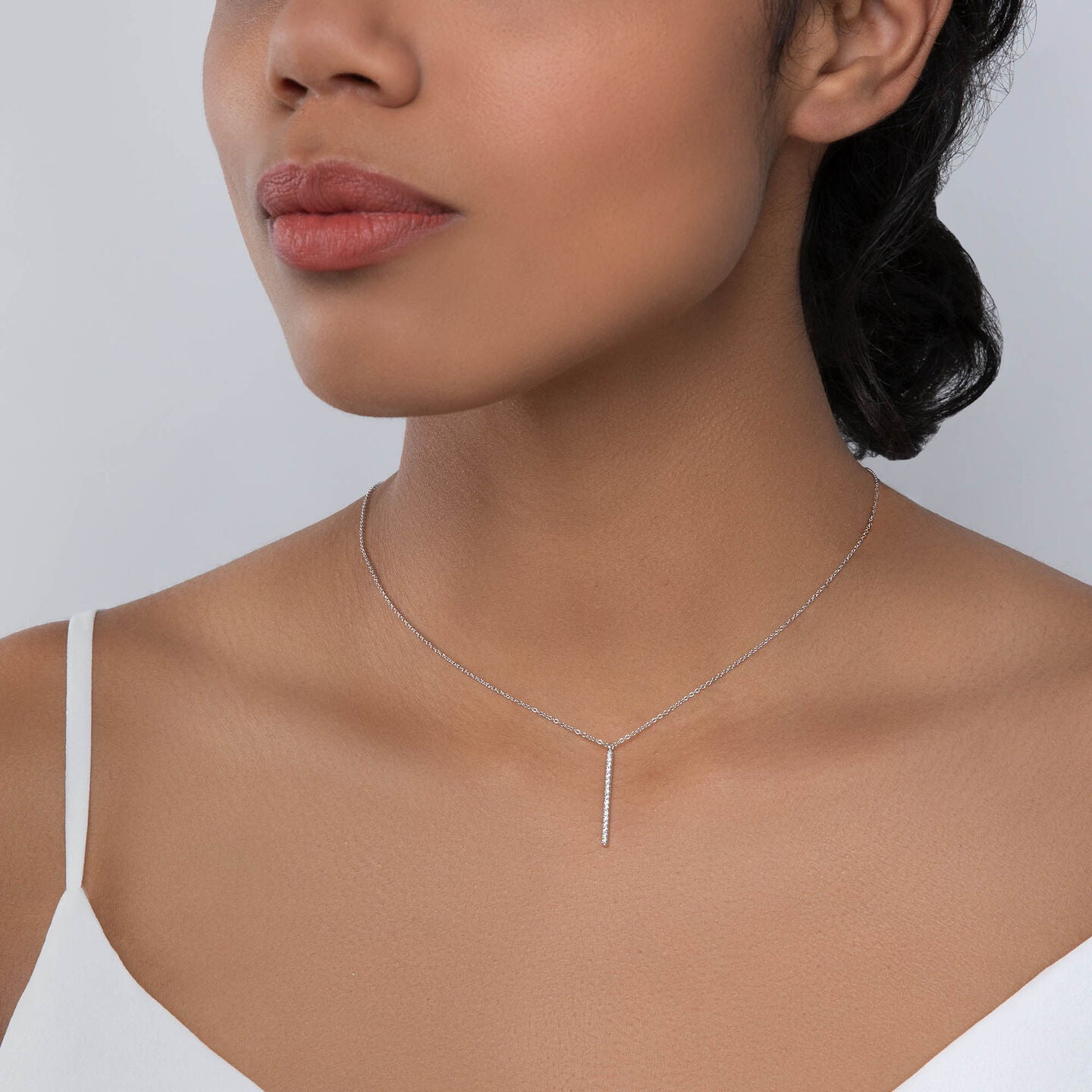 Birks Rosée du Matin ® Vertical Diamond Bar Necklace 450011458947