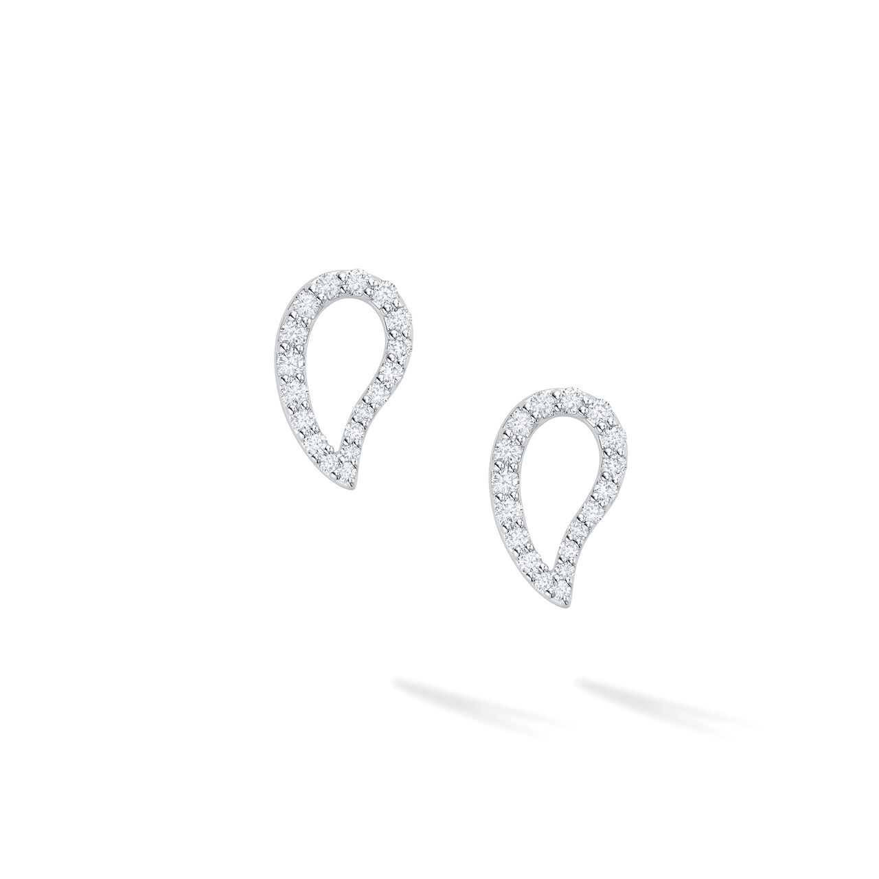 Birks Pétale Diamond Stud Earrings, Small 450013529041