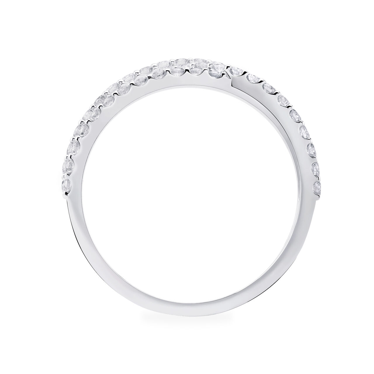 Birks Rosée du Matin Diamond and White Gold Ring, Small 450016187187