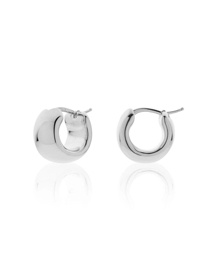 Silver hoops Aria 557167