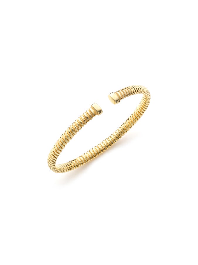 Golden silver tubogas bracelet 571901