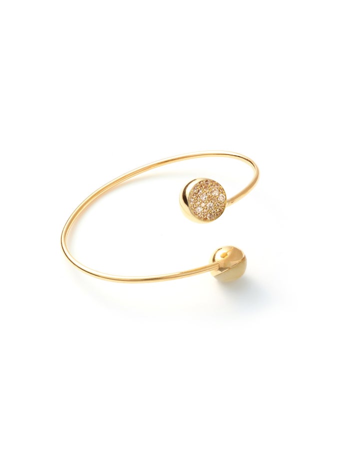 Gea bracelet with quartz and pavé 564944