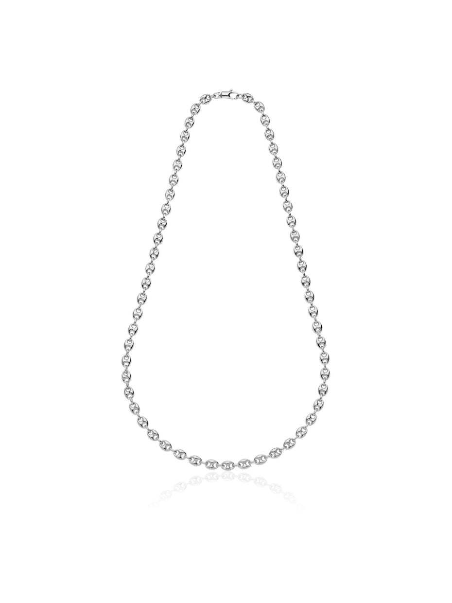 Silver anchor chain necklace 557132 55cm