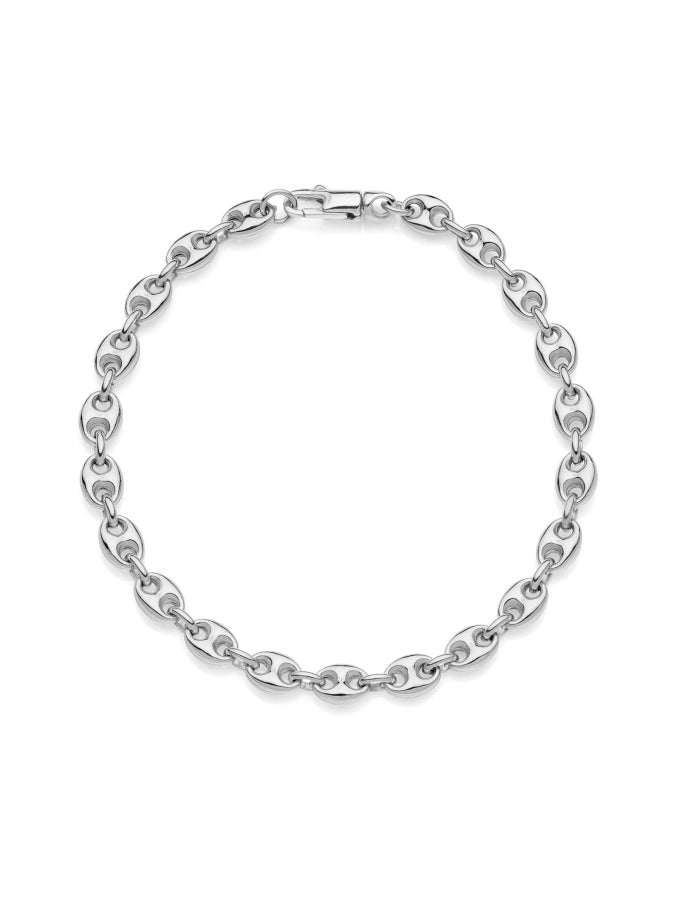 Silver anchor chain bracelet 557133