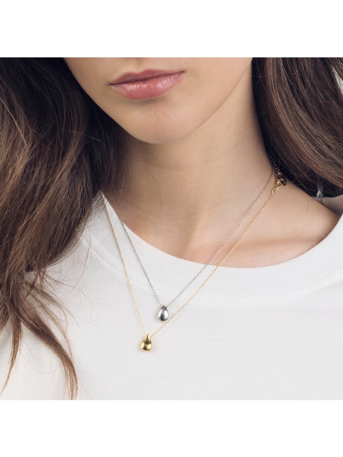Silver drop necklace 564345S
