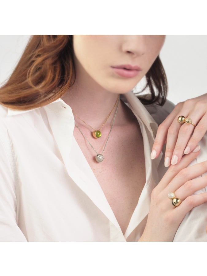 Gea necklace with zirconia pavé 564937S
