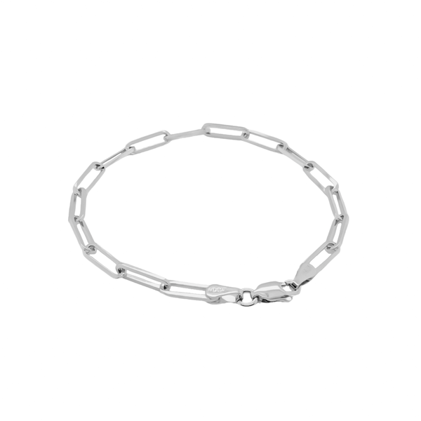 ITALIAN GOLD LINK 14K WHITE GOLD  SKU:07-646690W