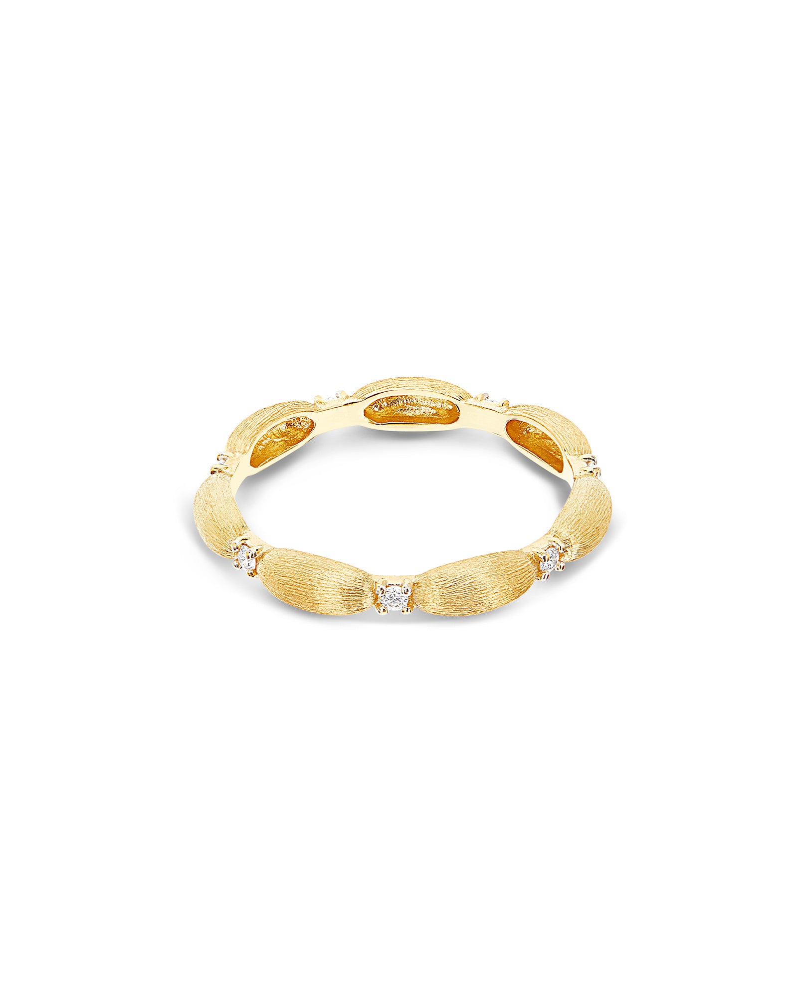 "ƒLITE" GOLD AND DIAMONDS ESSENTIAL RING AS17-583