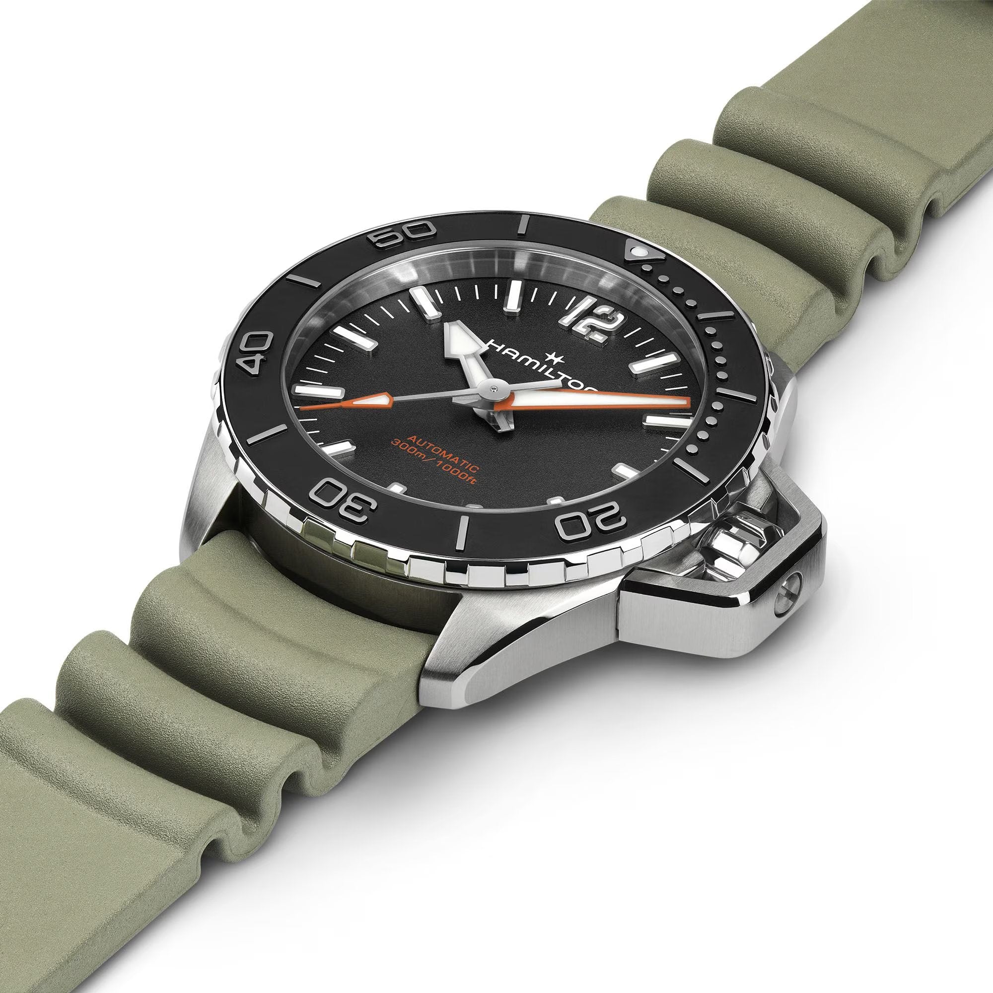 Khaki Navy Frogman Auto Automatic | 41mm | H77455331