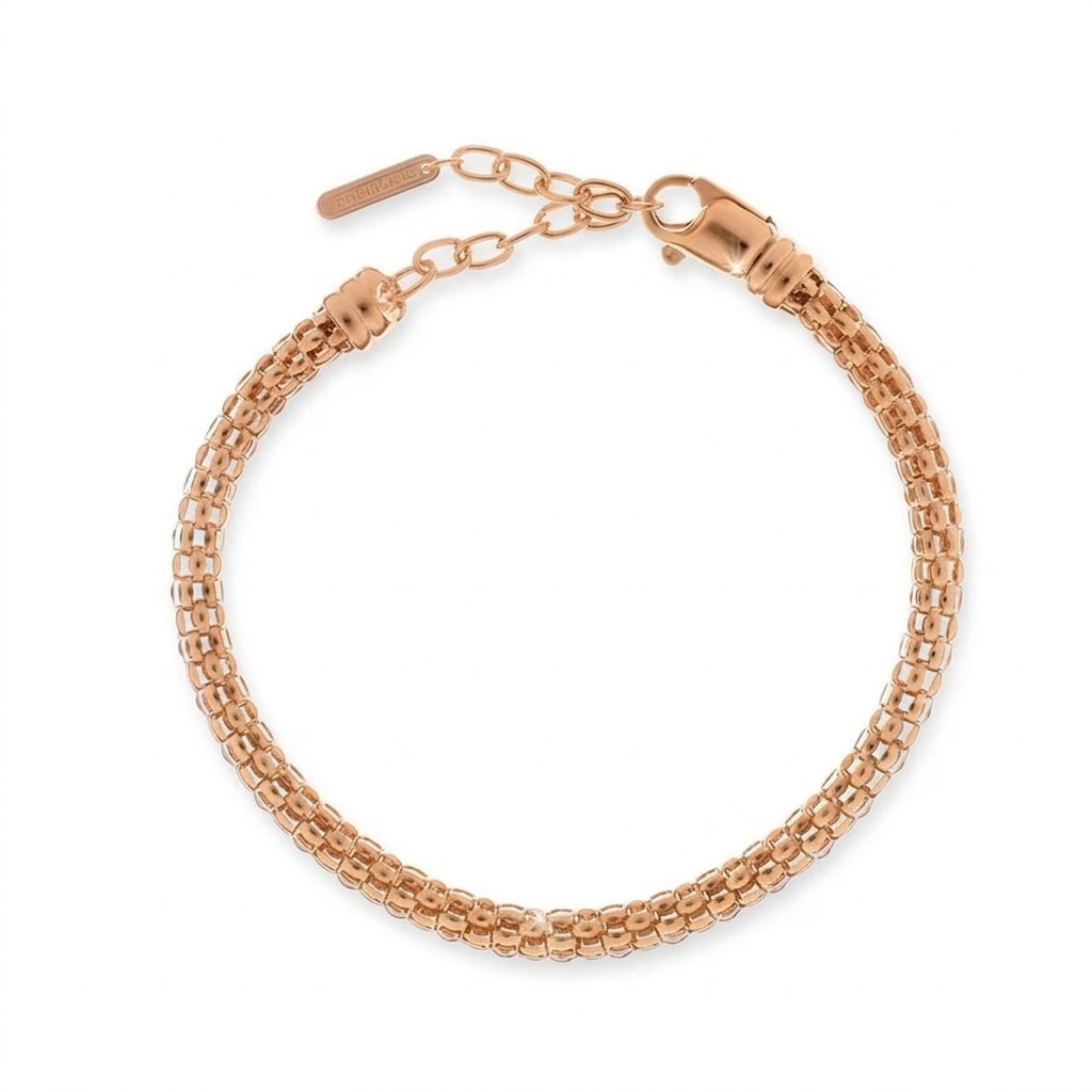 Pink rose gold plated bracelet 429947