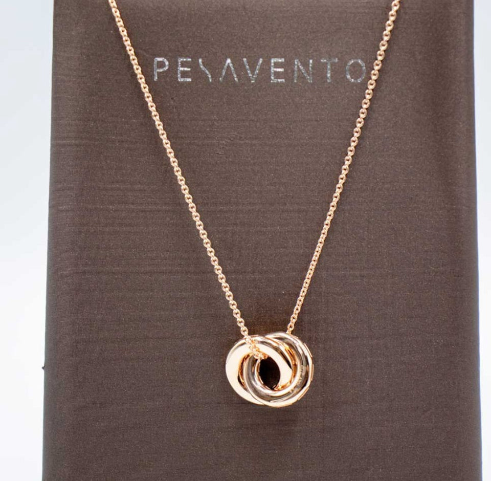 PESAVENTO ROSE GOLD PLATED NECKLACE WELGE012