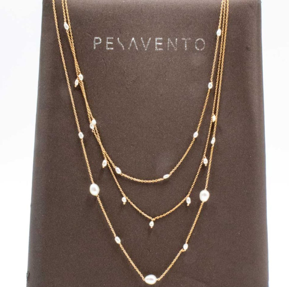 DNA PINK PEARLS NECKLACE WDNAE684