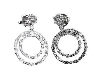 MISS MIMI STERLING SILVER BRIDLE EARRINGS 13-146508-01