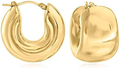 MISS MIMI CHUNKY ROUND EARRINGS GOLD PLATED 13-156807-02