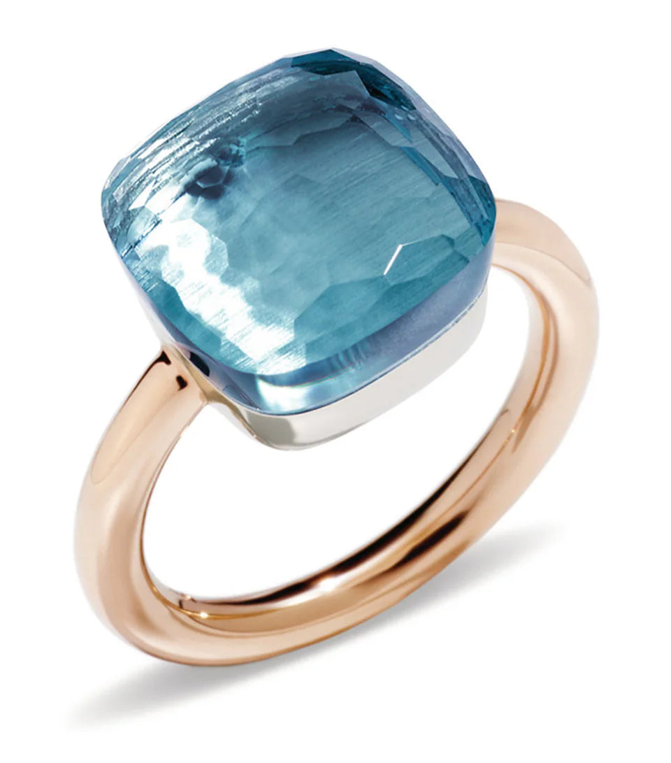MISS MIMI 14K YELLOW GOLD WITH BLUE TOPAZ STONE 02-013714-02BT