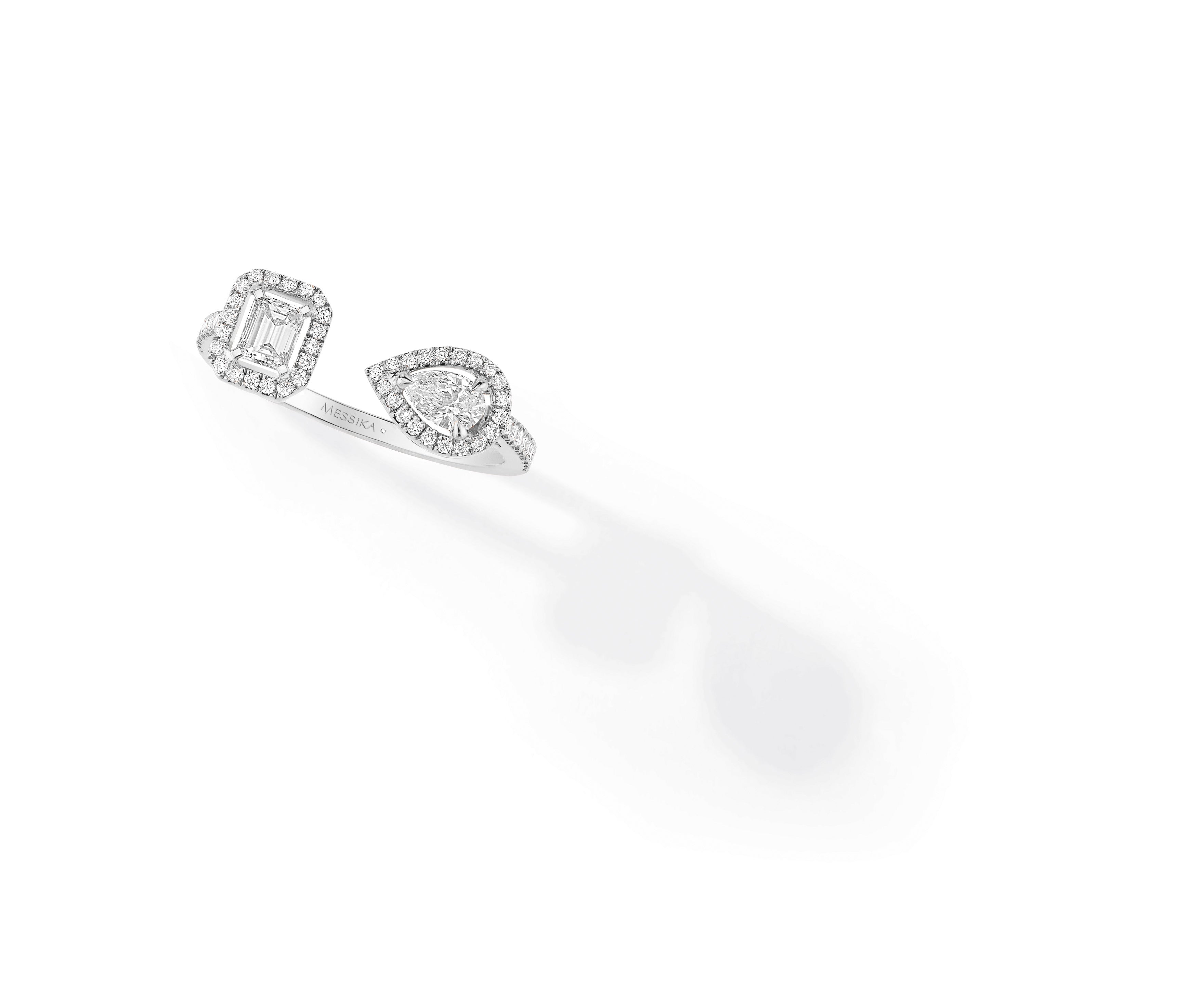 Messika WHITE GOLD DIAMOND RING MY TWIN TOI & MOI 0,15CT 06471-WG-54