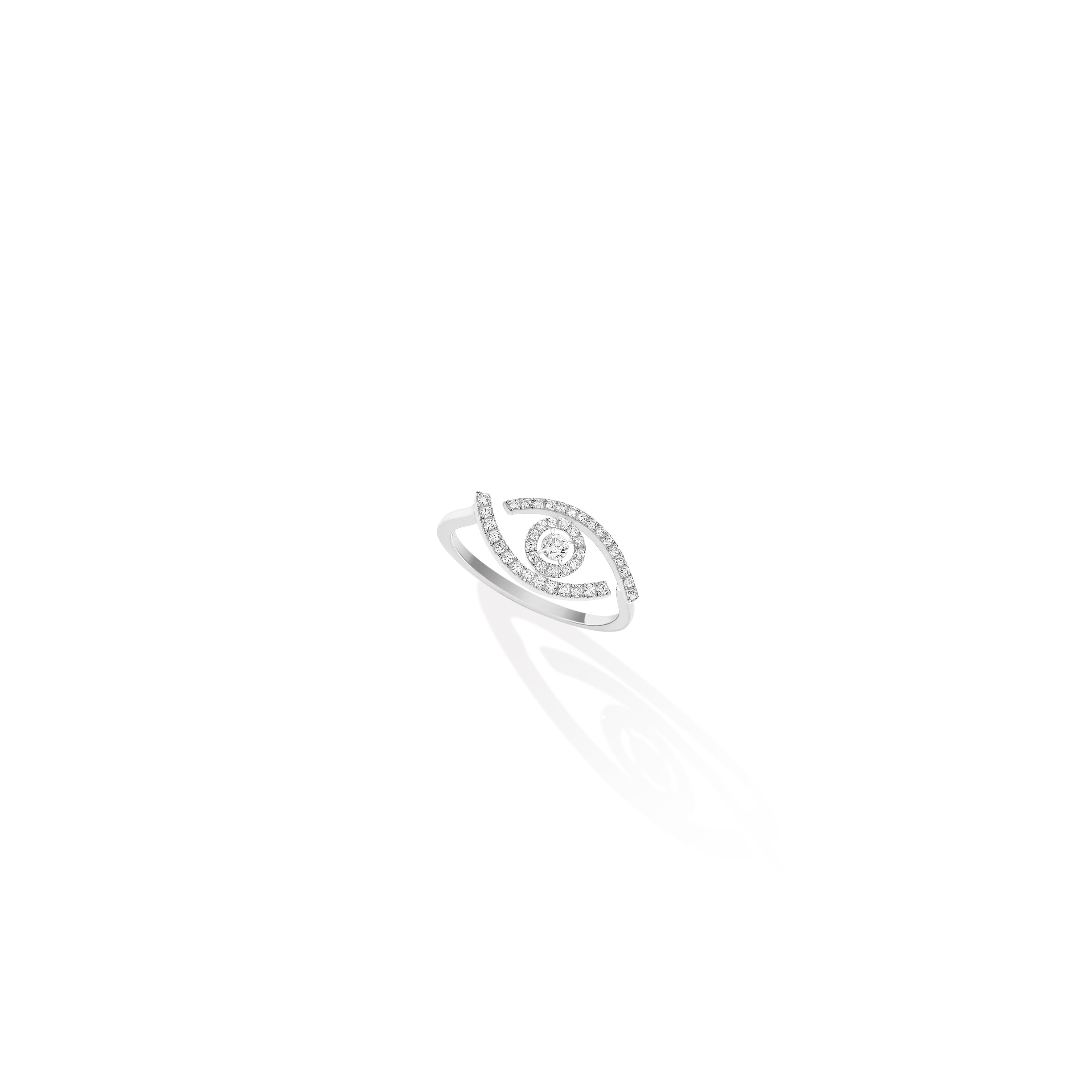 Messika WHITE GOLD DIAMOND RING LUCKY EYE PAVE 10037-WG-53