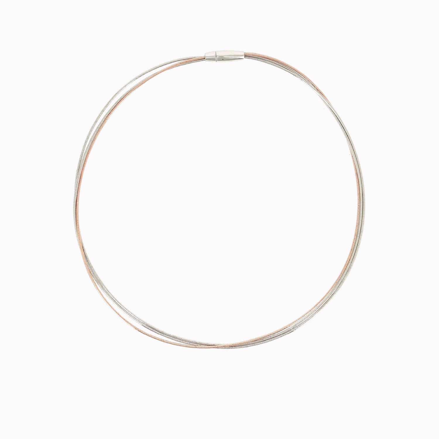 Two tonal DNA Necklace by Pesavento - WDNAG467