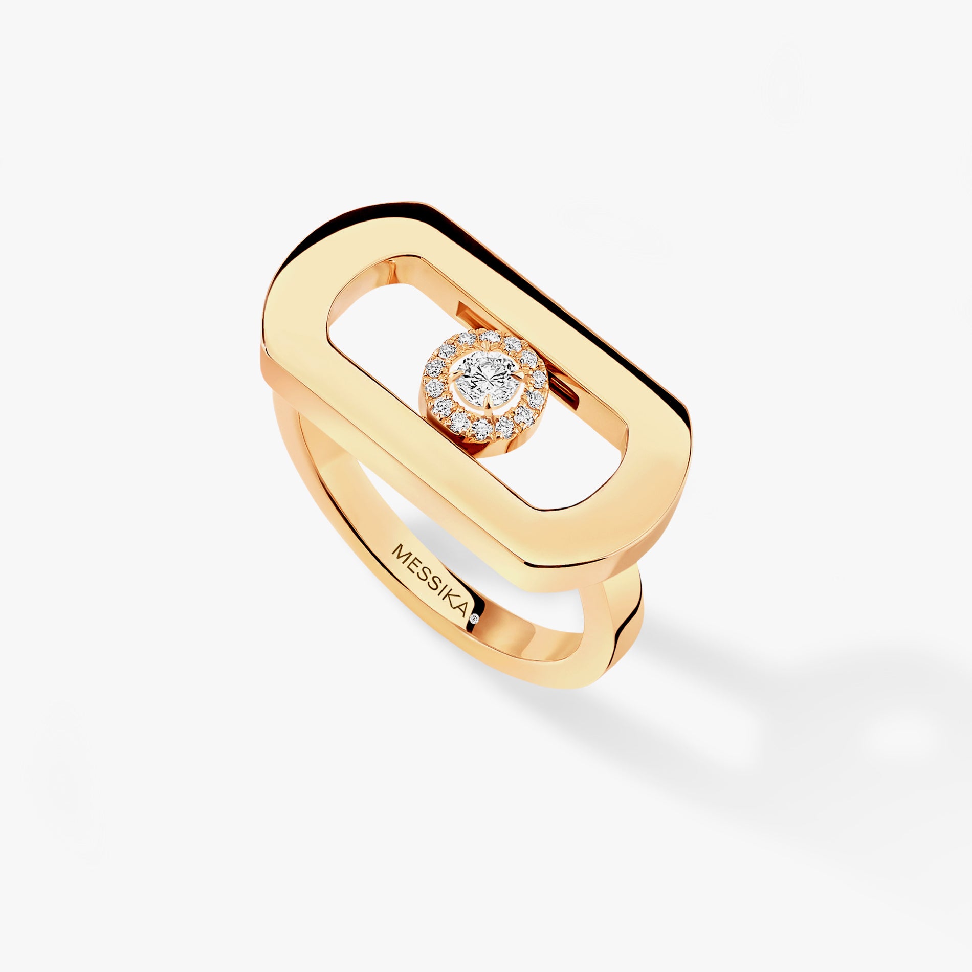 MESSIKA YELLOW GOLD DIAMOND RING SO MOVE
