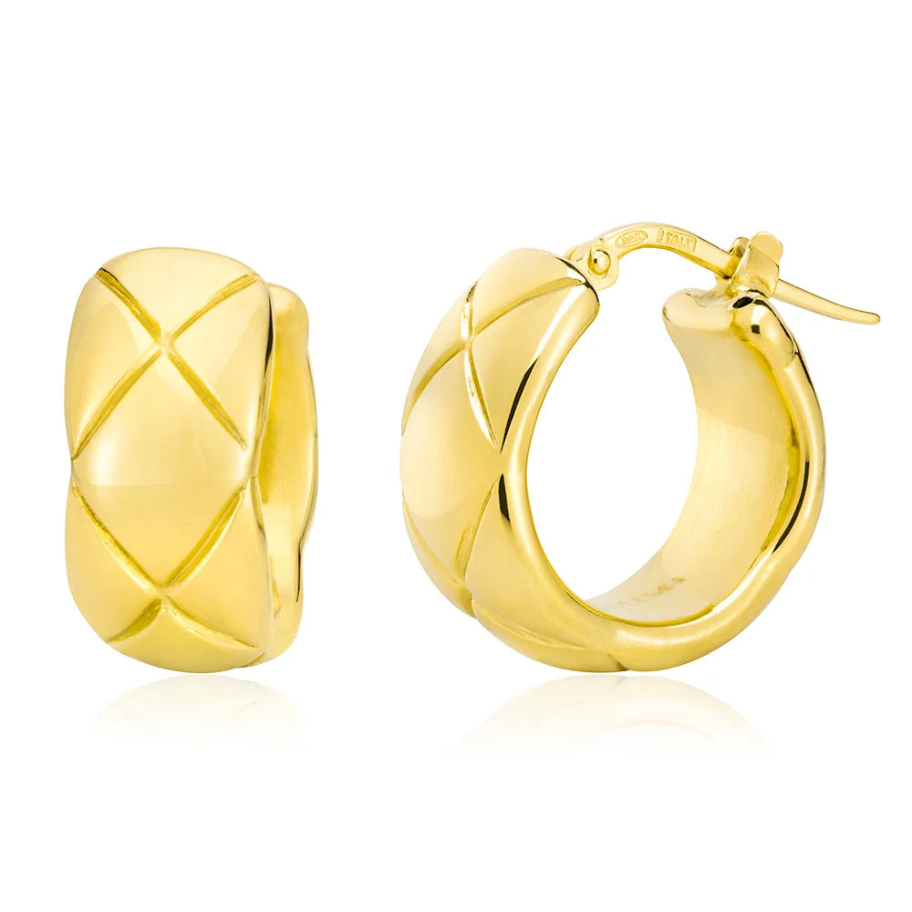 Quilted Hoops in Yellow 13-156584-02