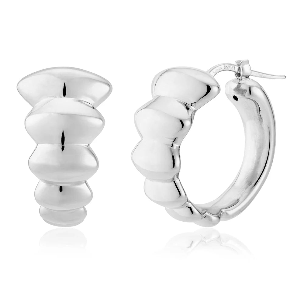 Forever Peak Hoops in White 13-156587-01