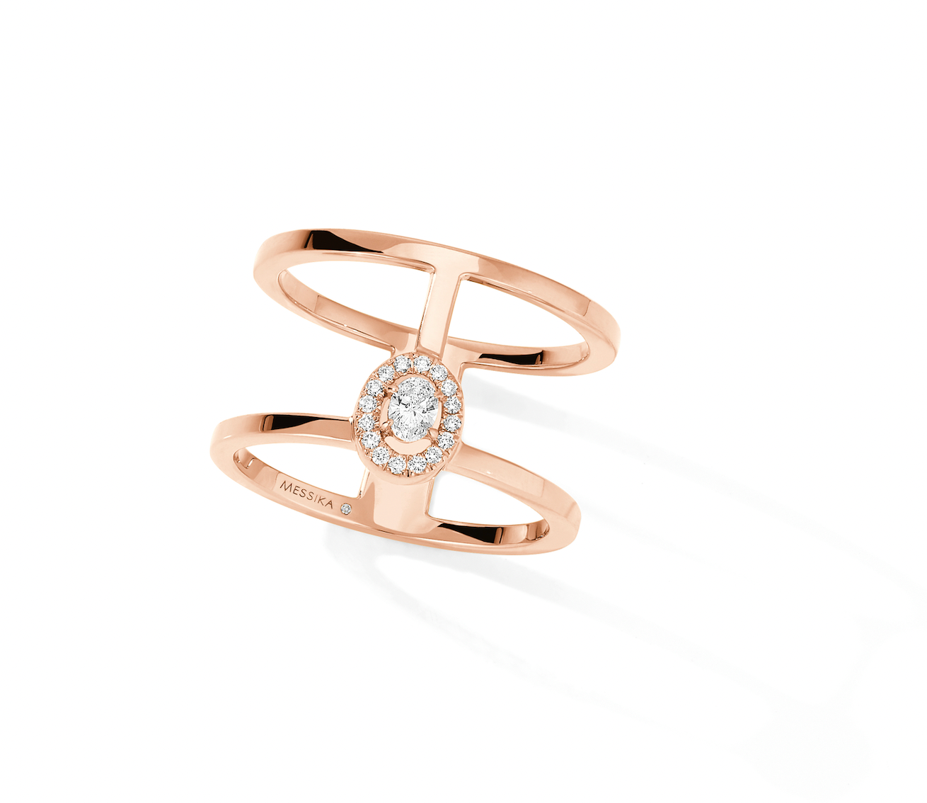 Messika Glam√¢ zone 2 Rows 06173-PG-54