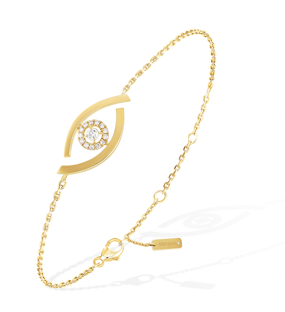 Messika YELLOW GOLD DIAMOND BRACELET LUCKY EYE 10034-YG