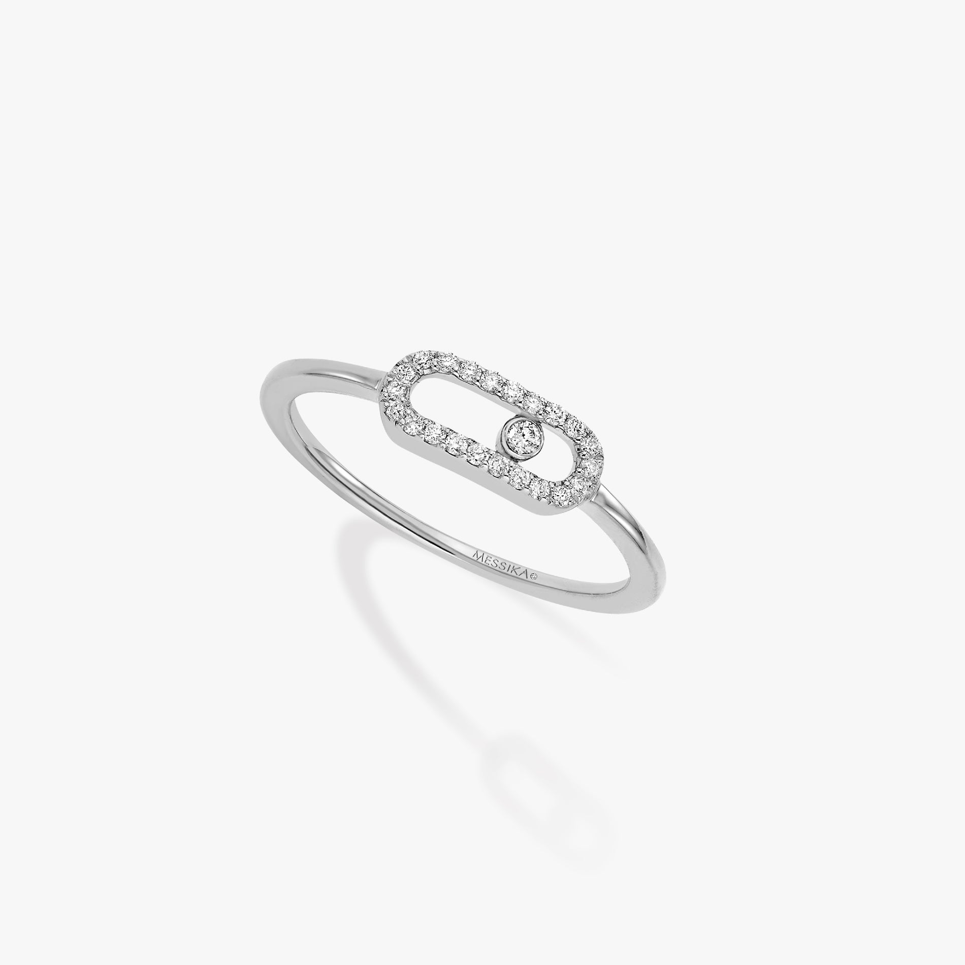 MESSIKA WHITE GOLD DIAMOND RING MOVE UNO 04705-WG-53