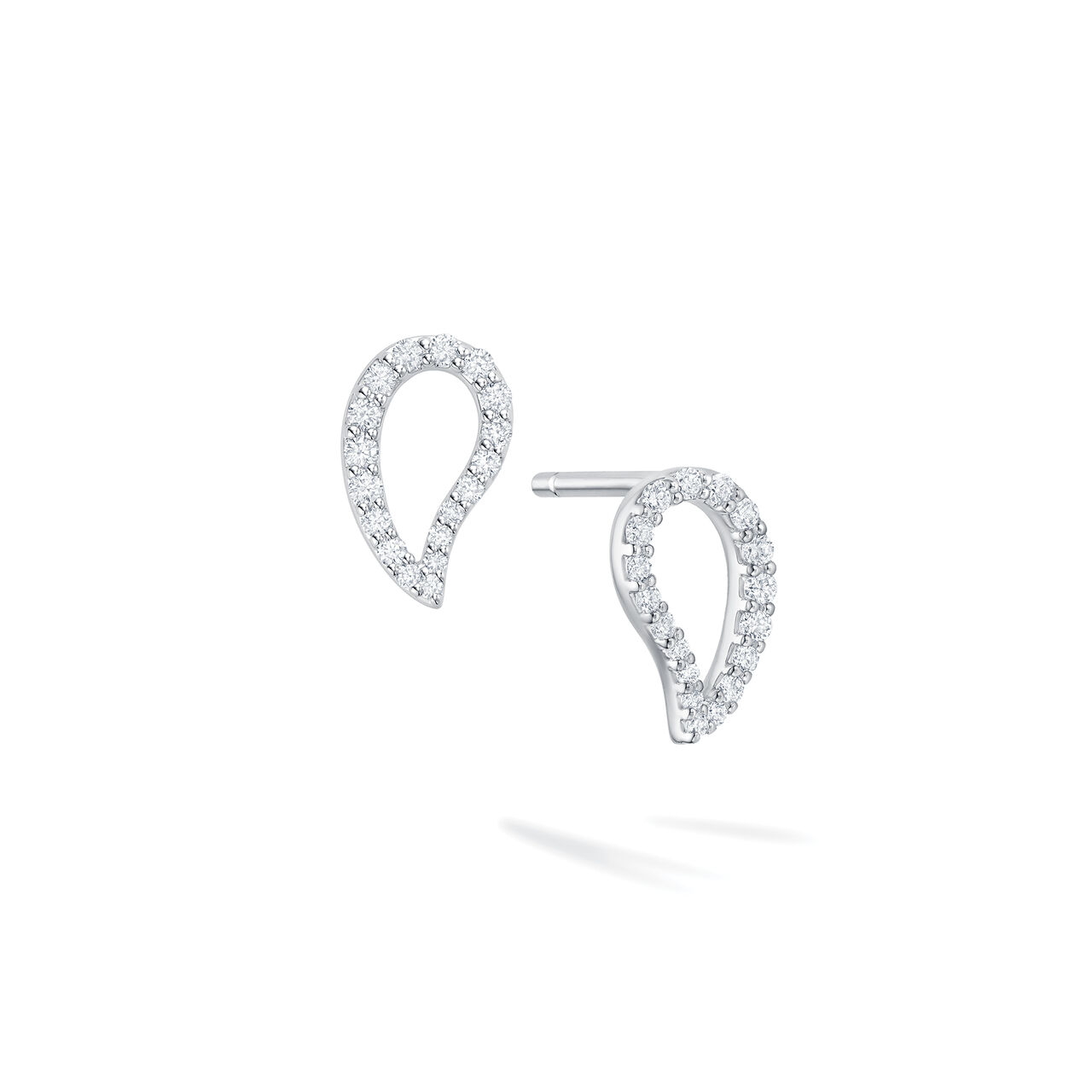 Birks Pétale Diamond Stud Earrings, Small 450013529041