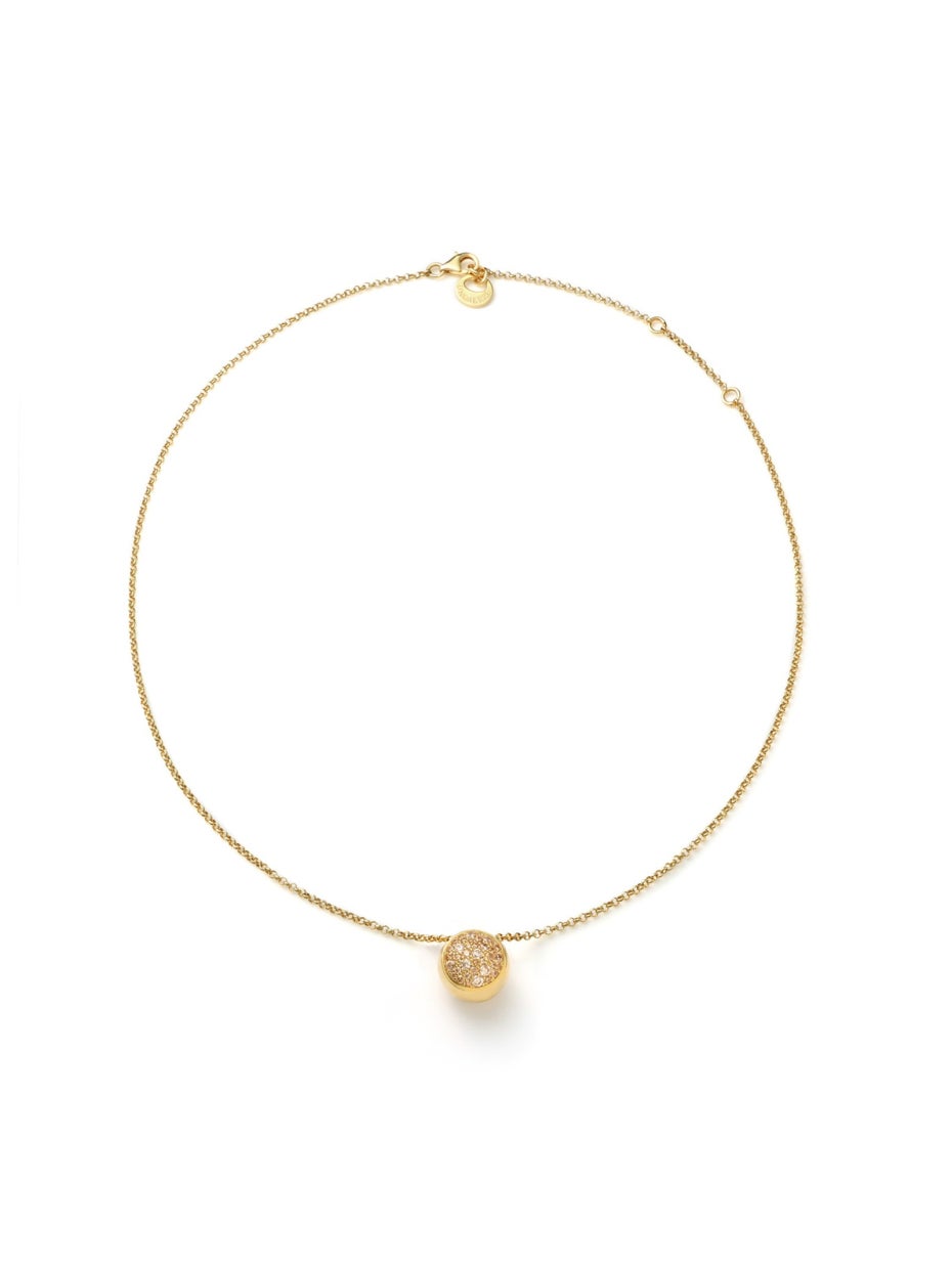 Gea necklace with zirconia pavé 564937