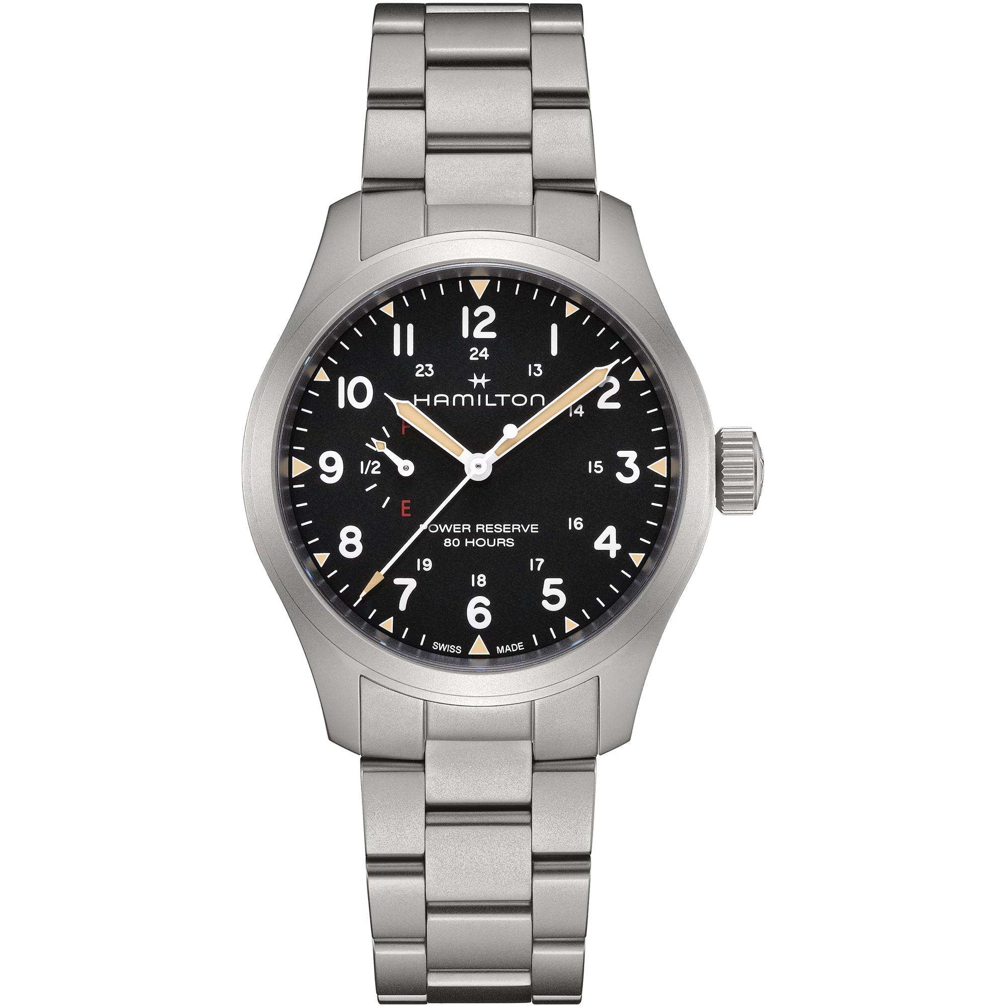Khaki Field Mechanical Power Reserve 40 mm