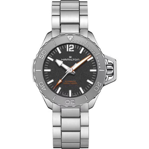 HAMILTON - Khaki Navy Frogman Auto 41 mm H77485130