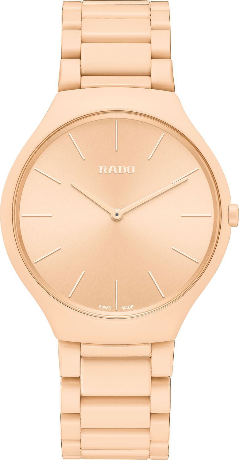 True Round Thinline Les Couleurs™ Le Corbusier Pale sienna 32123 R27097672 39.0 mm, Quartz, 80 g