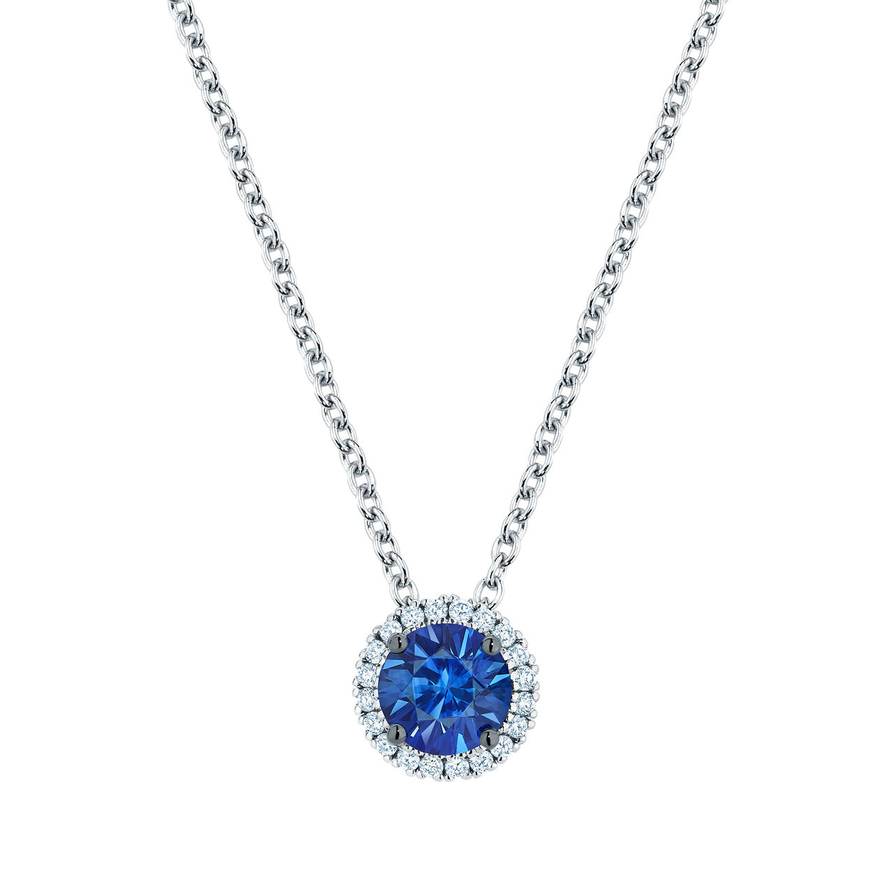 Birks Rosée du Matin Sapphire and Diamond Pendant 450010444286